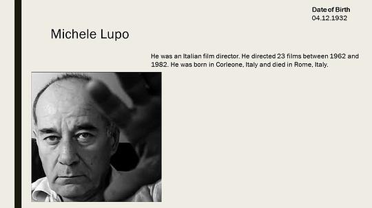 米切尔·劳普 Michele Lupo照片