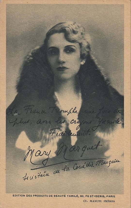 玛丽·马凯 Mary Marquet照片